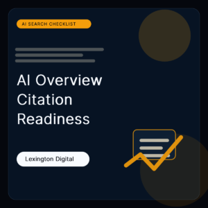 AI Overview Citation Readiness Checklist