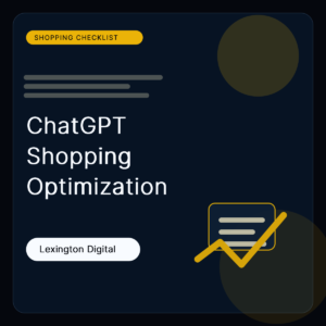 ChatGPT Shopping Optimization Checklist