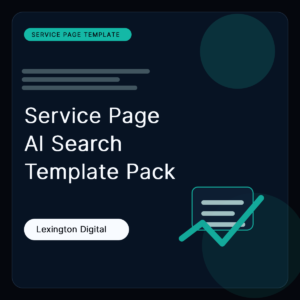 Service Page AI Search Template Pack